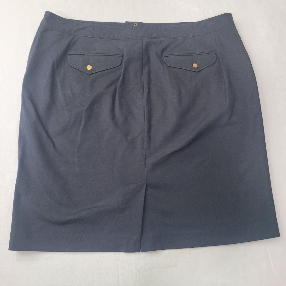 Lauren Ralph Lauren Women's Black Pencil Skirt Size 22W - Picture 2 of 12